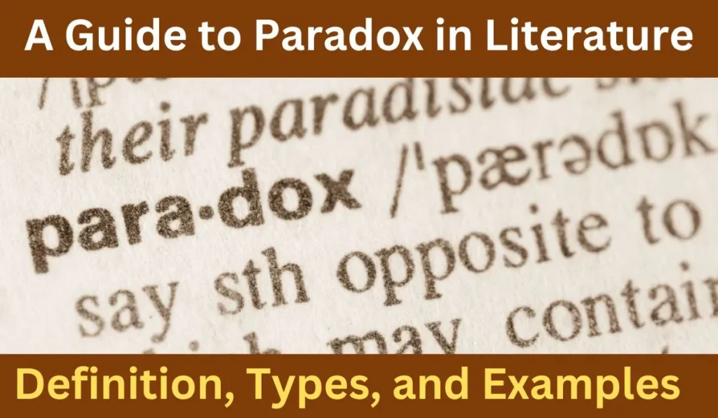 A Guide to Paradox in Literature